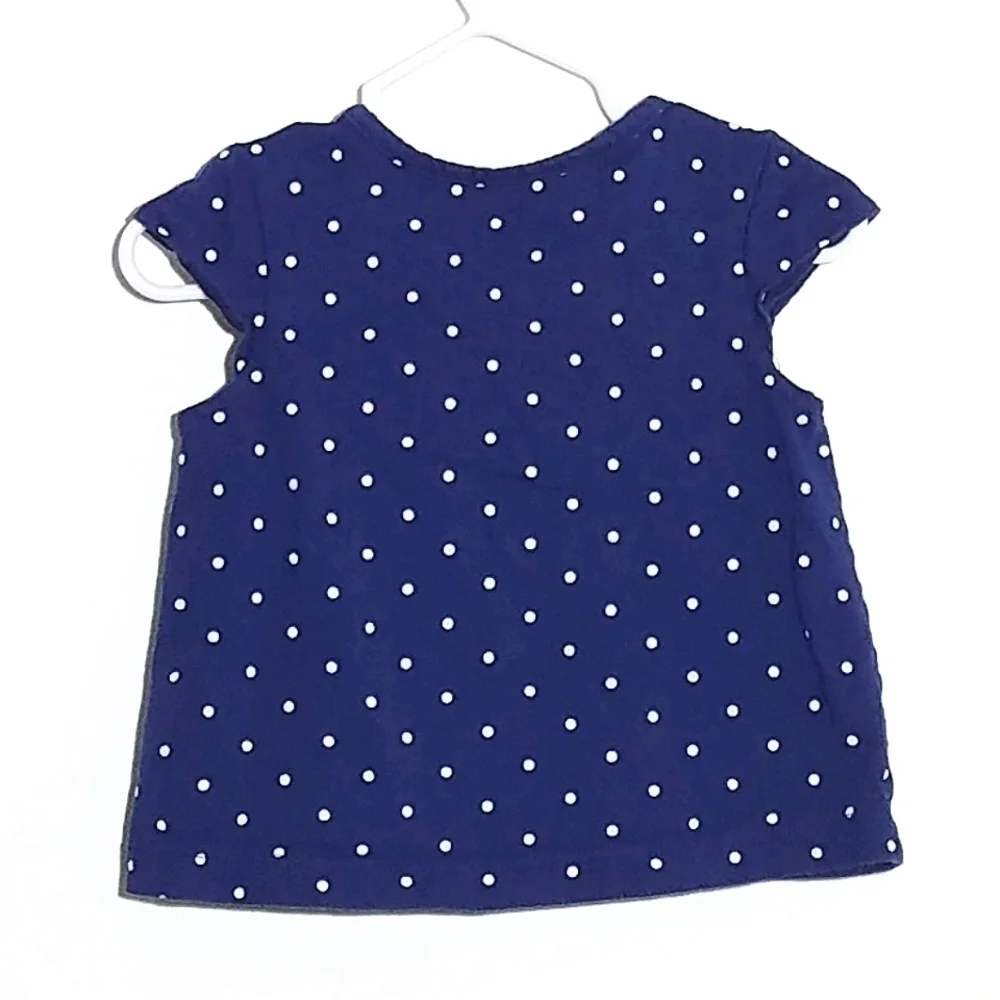 Carter's Polka Dot Flower Floral Shirt 18m